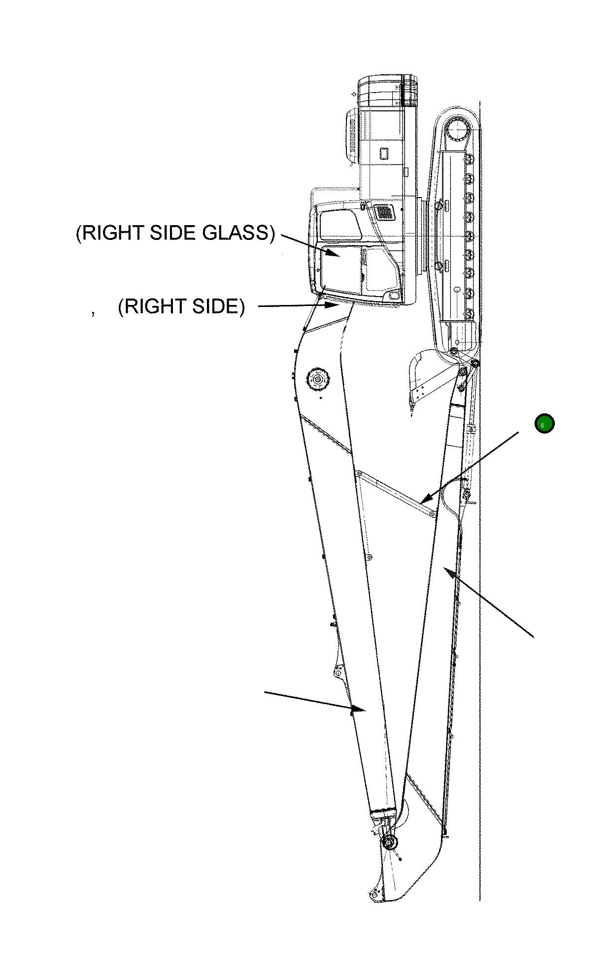 Наклейка KVC-12-06340 Komatsu