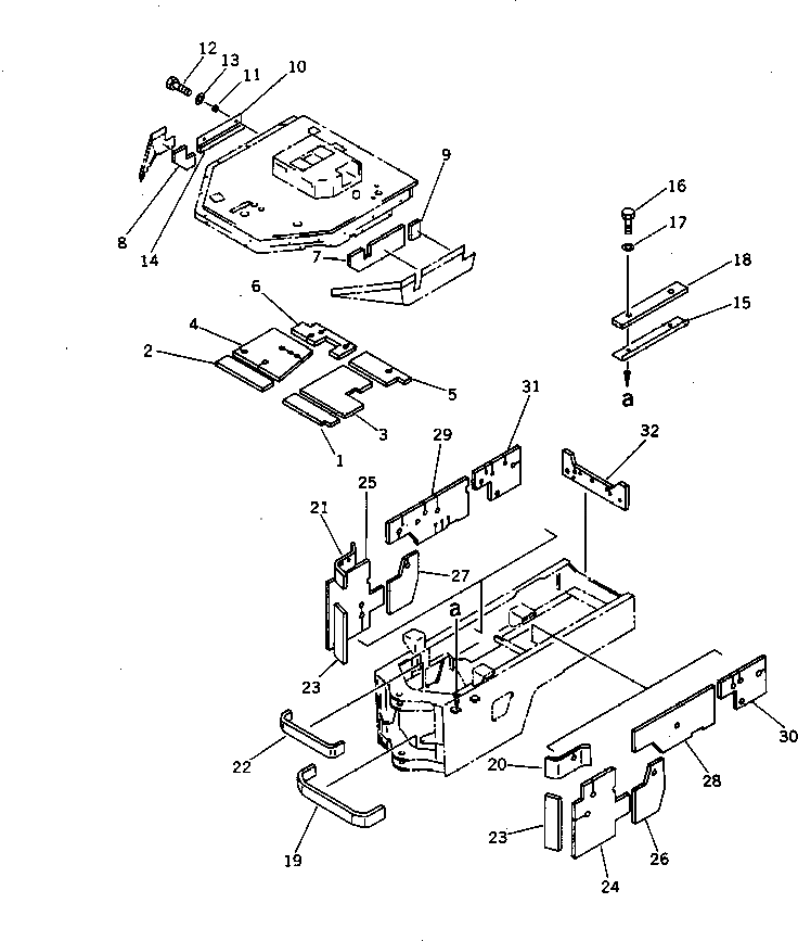Лист 418-Z97-2370 Komatsu
