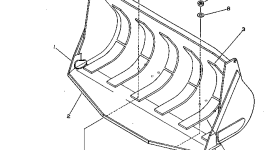 Кромка 381-970980-1 Komatsu