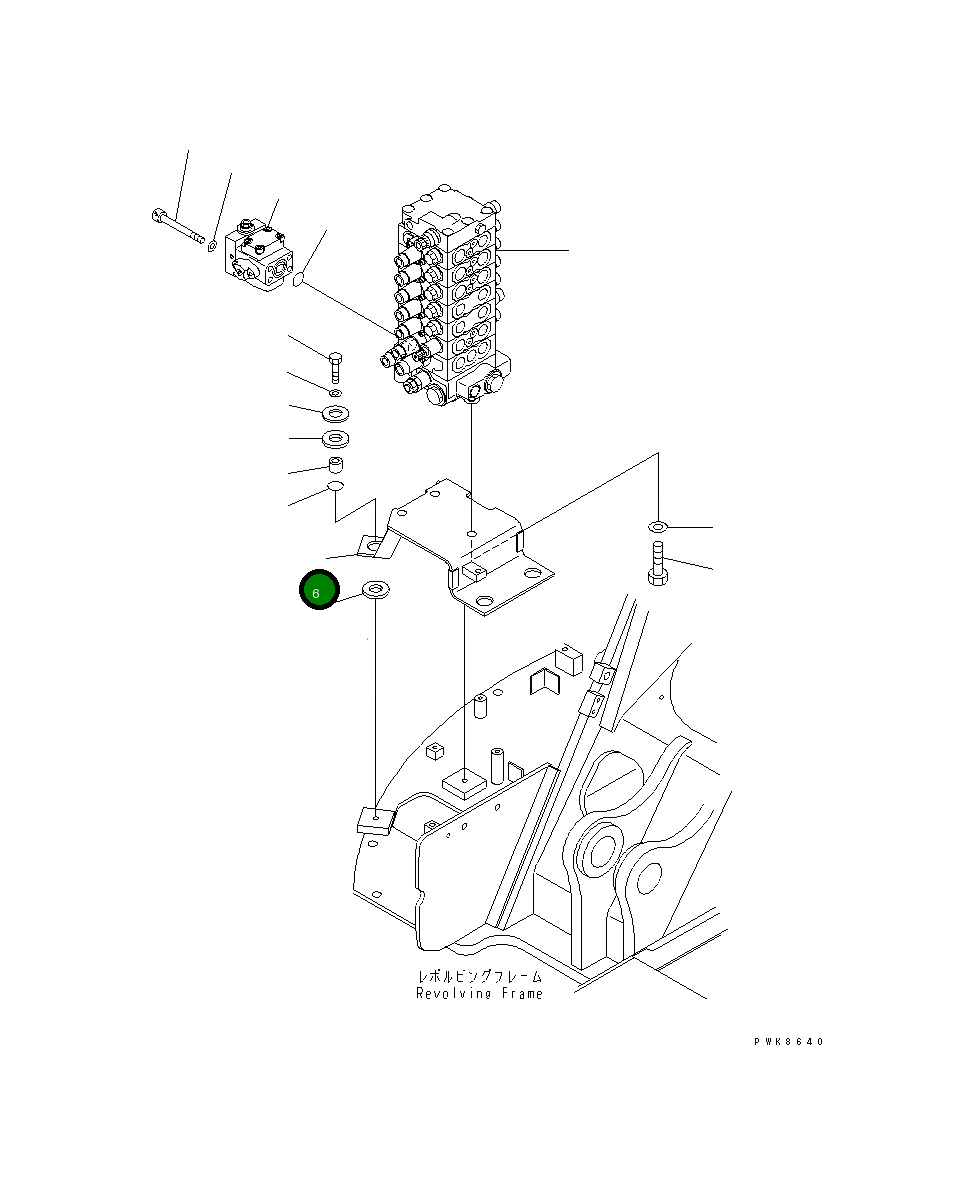Кронштейн 21W-62-38231 Komatsu