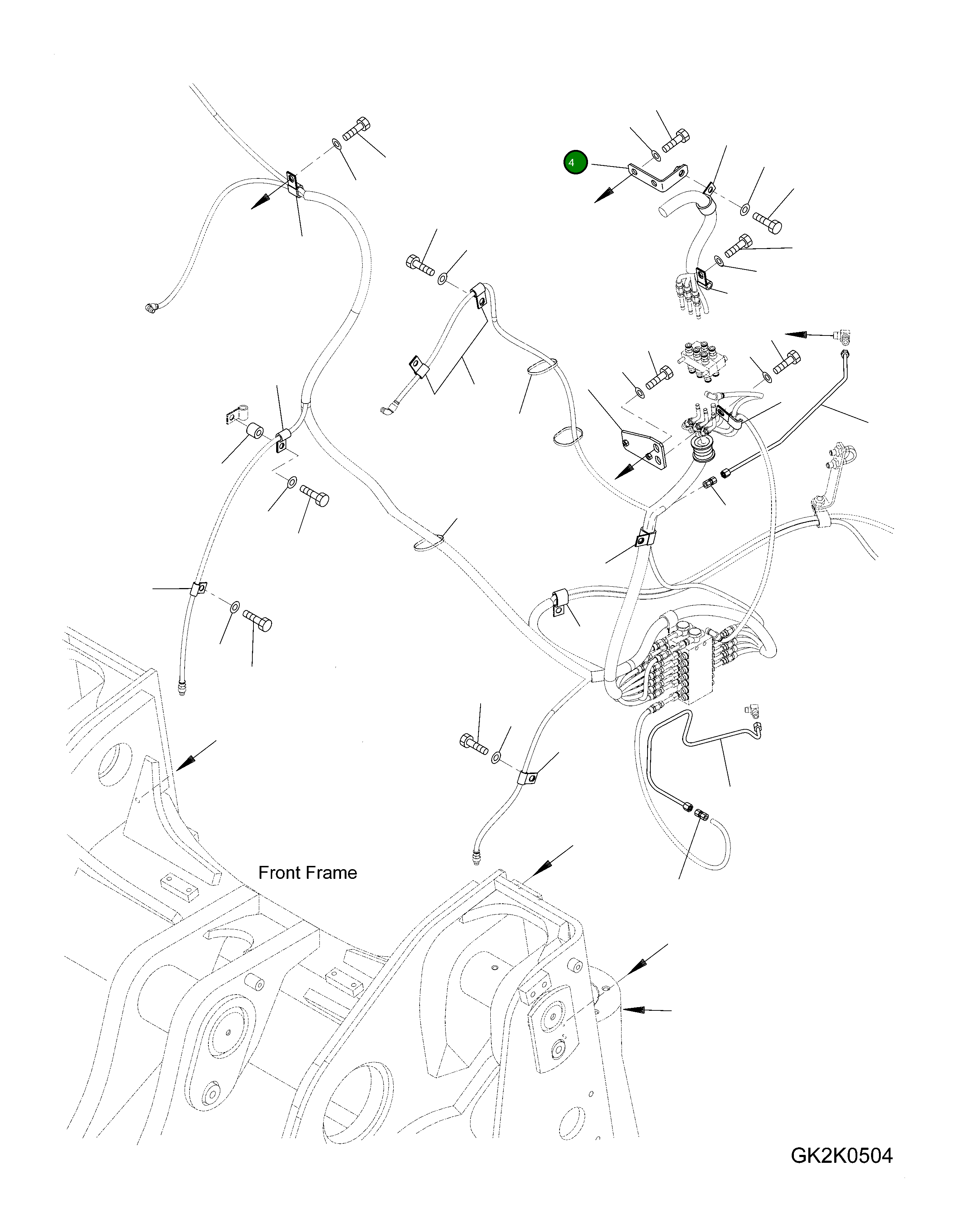 Кронштейн 419-T91-4420 Komatsu