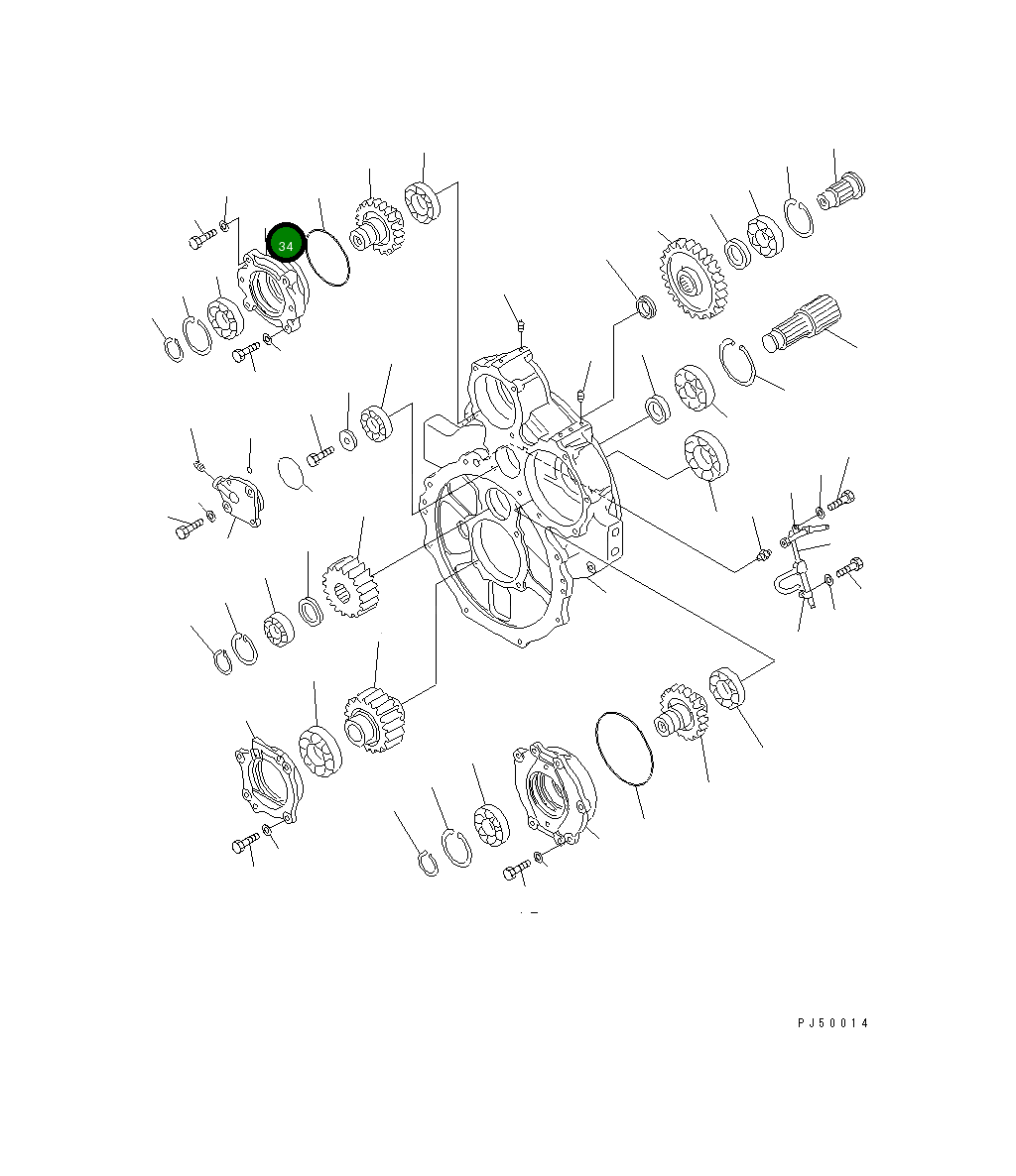 Клетка 23B-15-18130 Komatsu