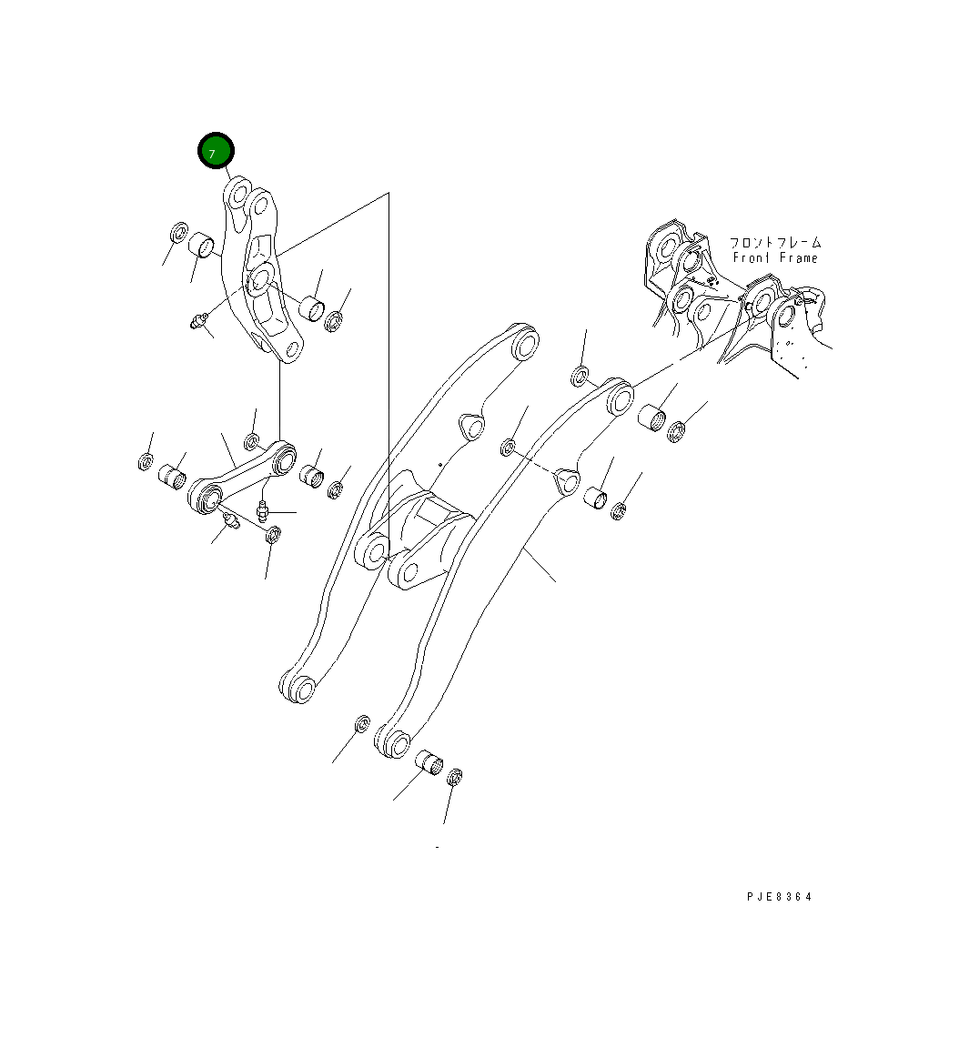 Коромысло 428-70-11130 Komatsu