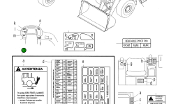Наклейка 42Y-V05-H100 Komatsu