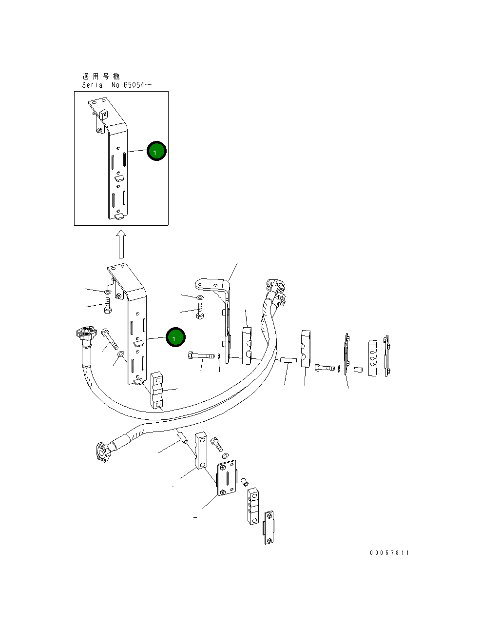 Кронштейн 423-62-43440 Komatsu