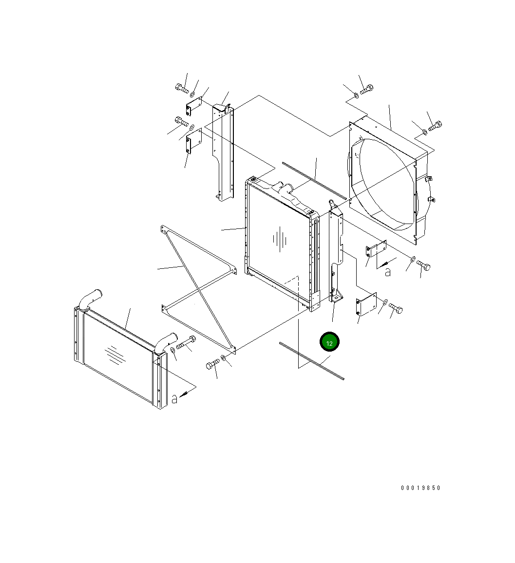 Кронштейн 567-03-72110 Komatsu