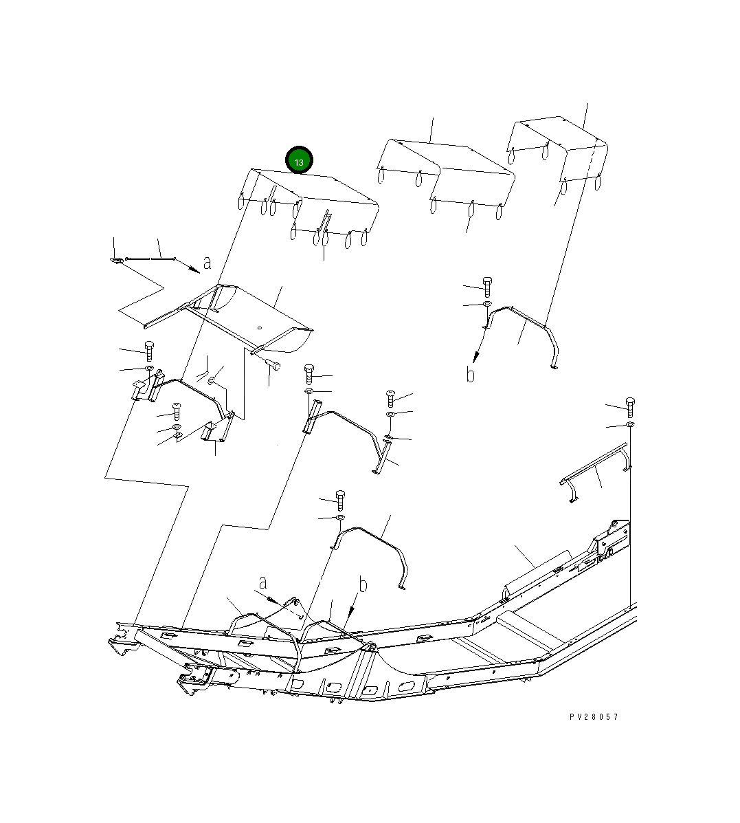 Лист 8298-75-1411 Komatsu