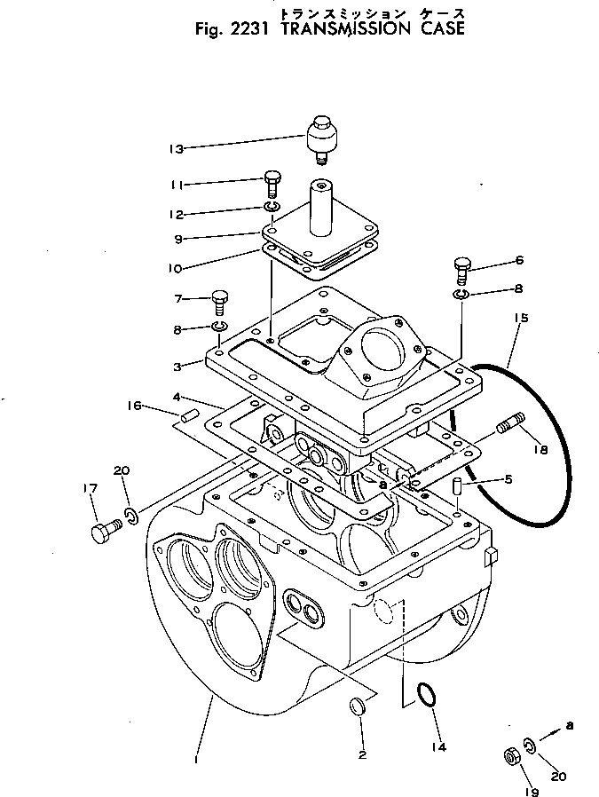 Корпус 102-14-41111 Komatsu