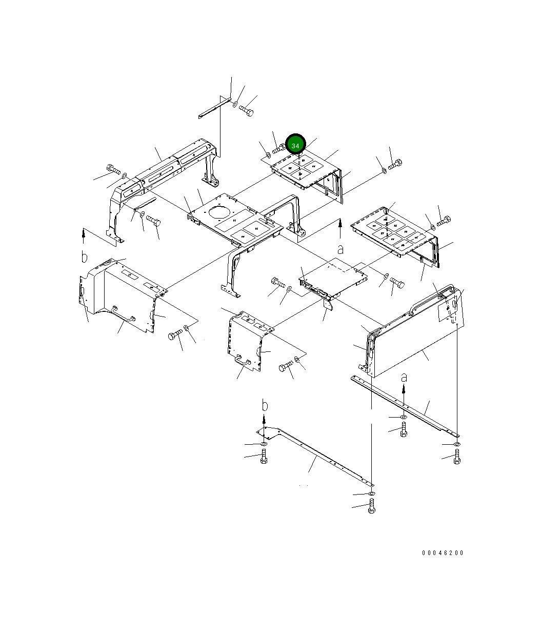 Лист 209-54-43850 Komatsu