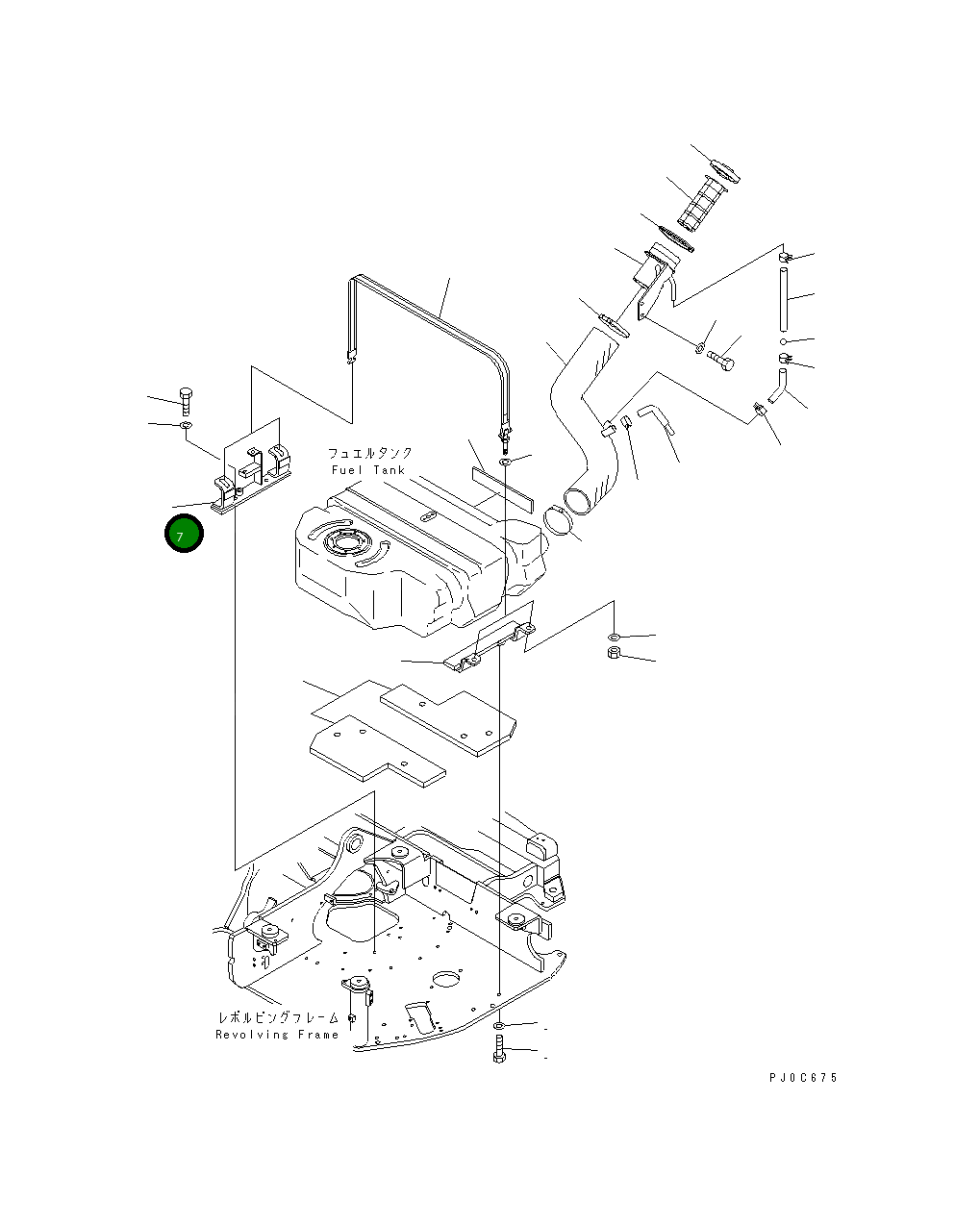 Кронштейн 20U-04-41181 Komatsu