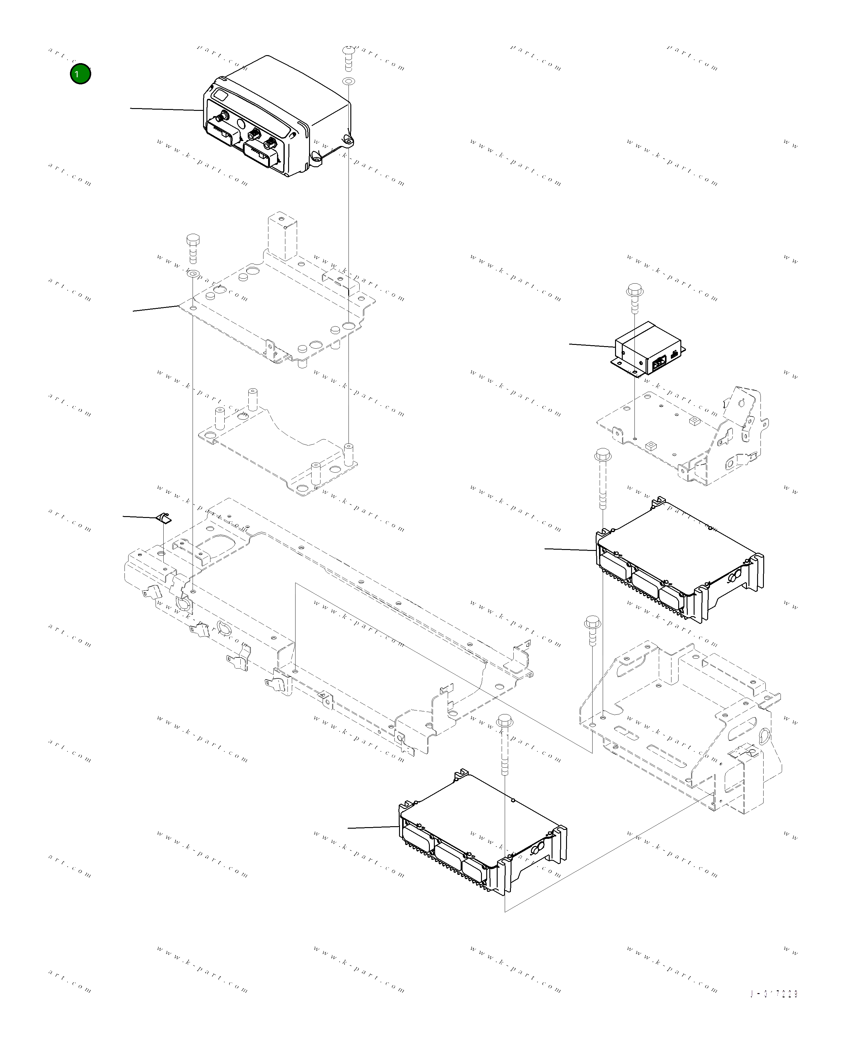 Контроллер 7835-70-2450 Komatsu