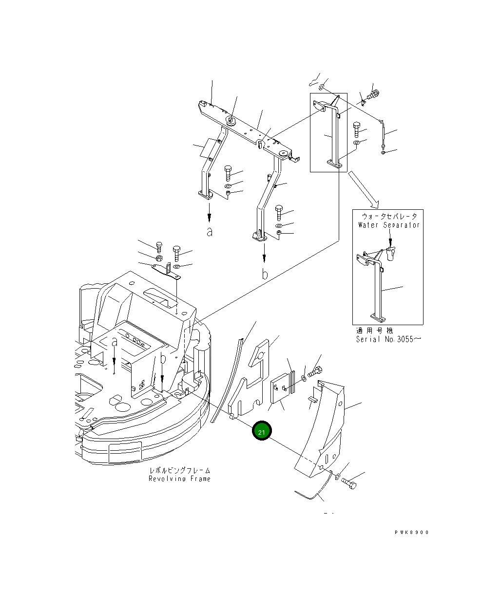 Лист 22M-54-19540 Komatsu