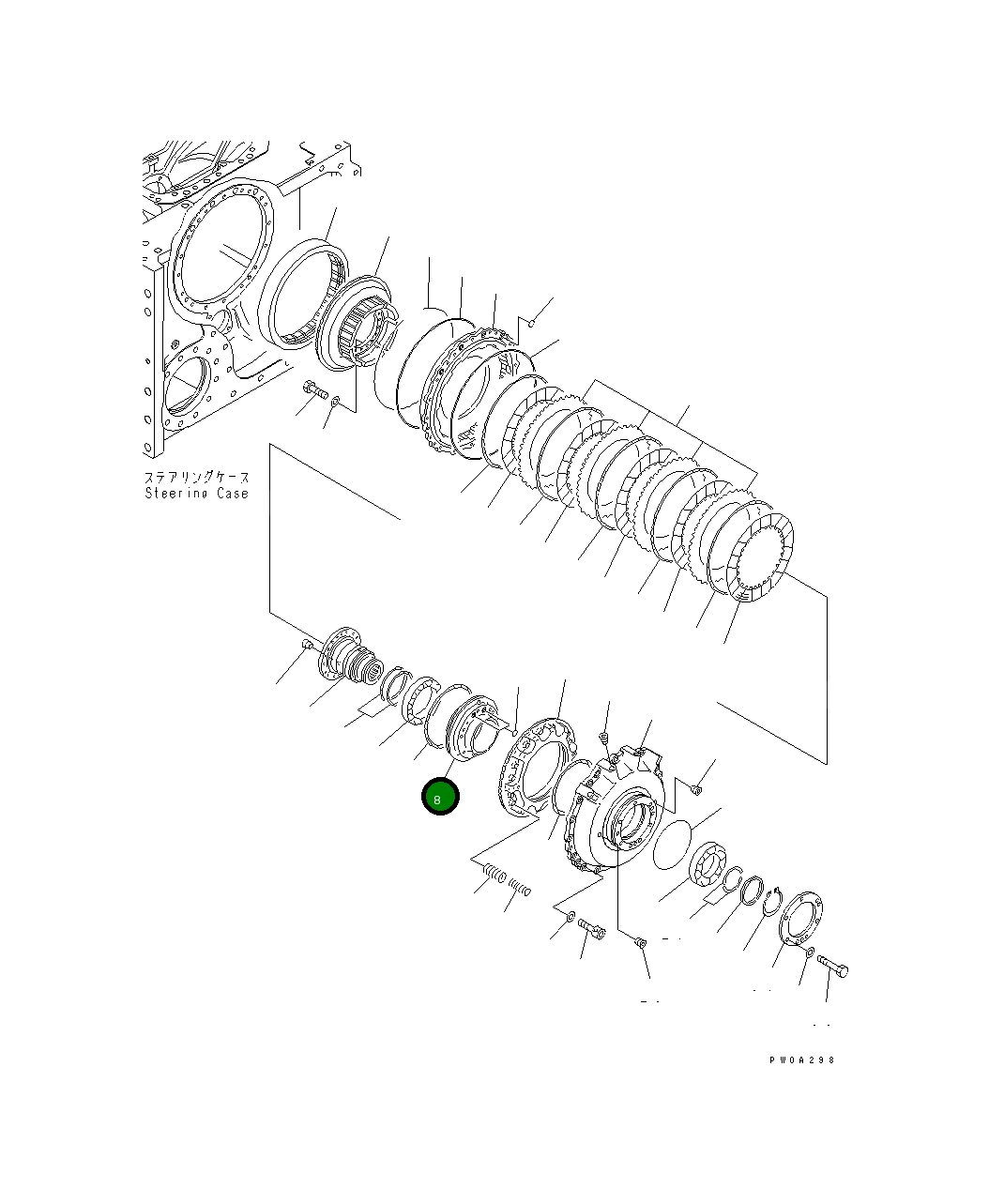 Клетка 14Y-22-14130 Komatsu