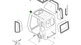 Корпус, в сборе 2622-1277A Komatsu