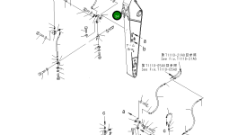 Кронштейн 20K-70-32320 Komatsu