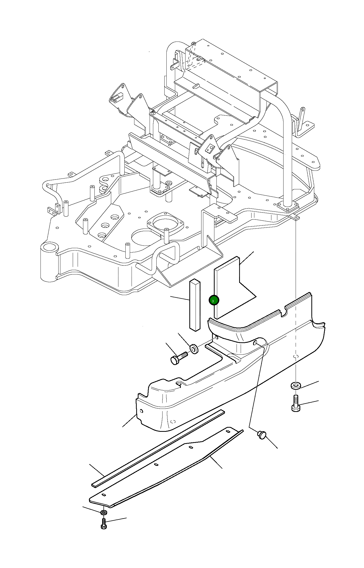 Лист 3F0535734 Komatsu