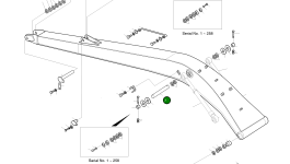 Палец 2123-4136B Komatsu