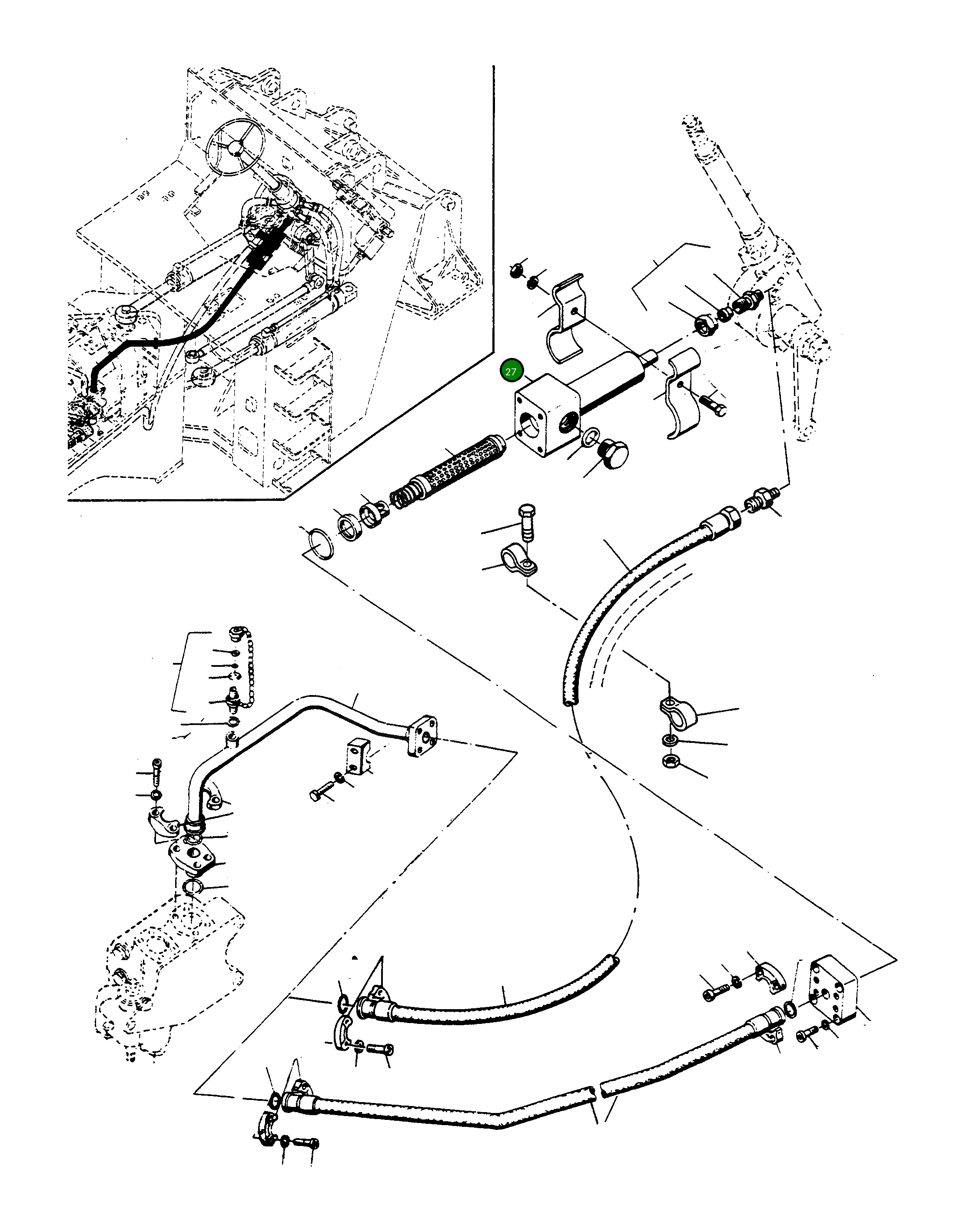 Корпус 3078416M91 Komatsu