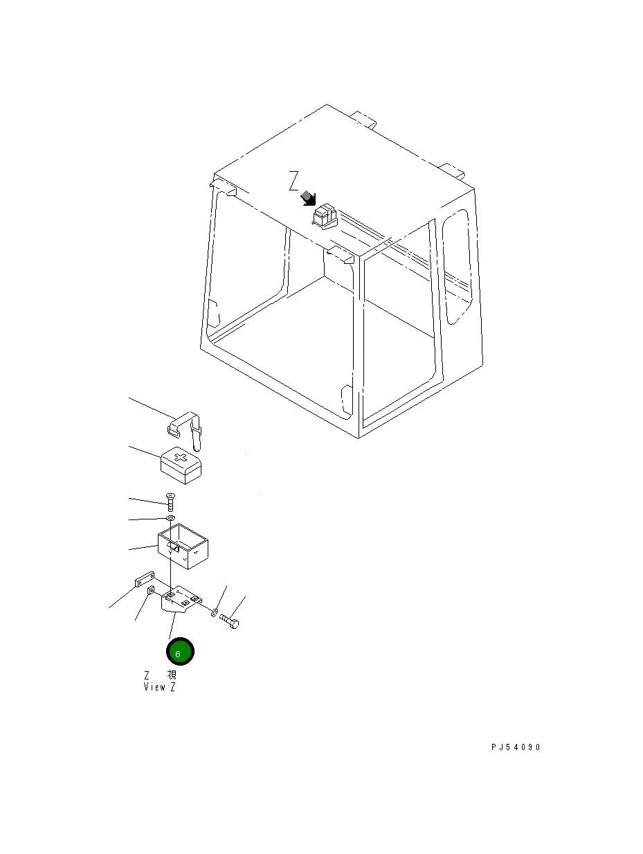 Кронштейн 263-810-1750 Komatsu