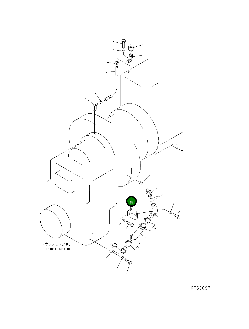 Кронштейн 23E-16-31320 Komatsu