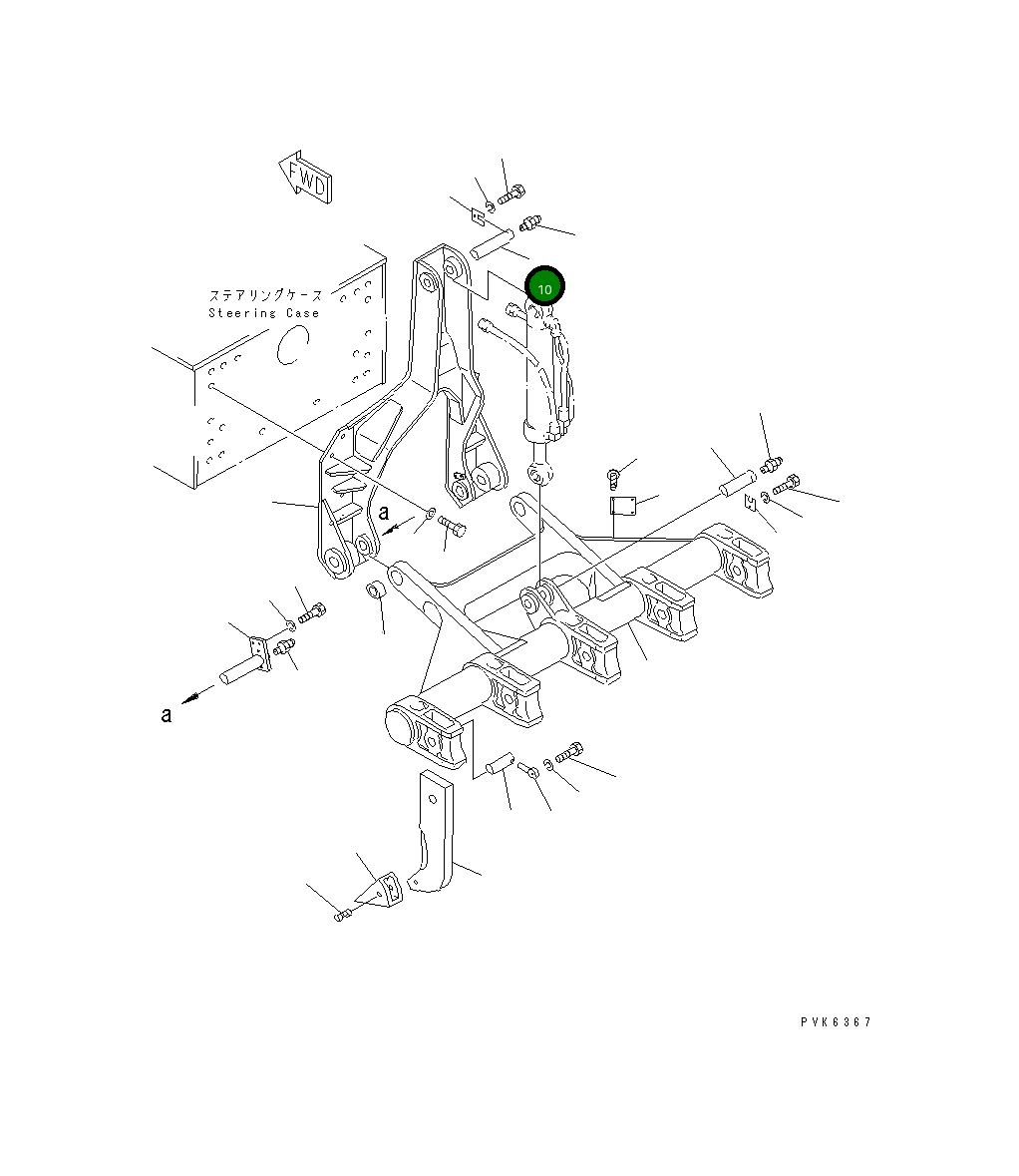Палец 114-72-21851 Komatsu