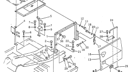 Кронштейн 203-54-56981 Komatsu