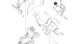 Кронштейн 22U-54-17620 Komatsu