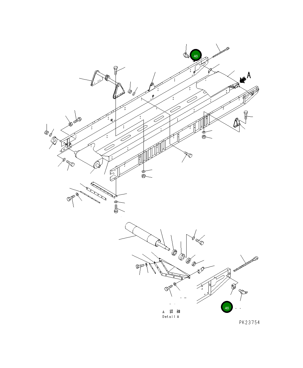 Направляющая KWKKS-75-11910 Komatsu