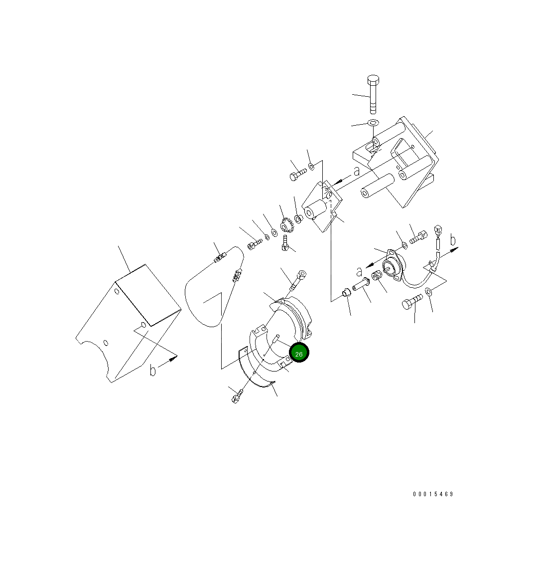 Палец 23F-843-3240 Komatsu