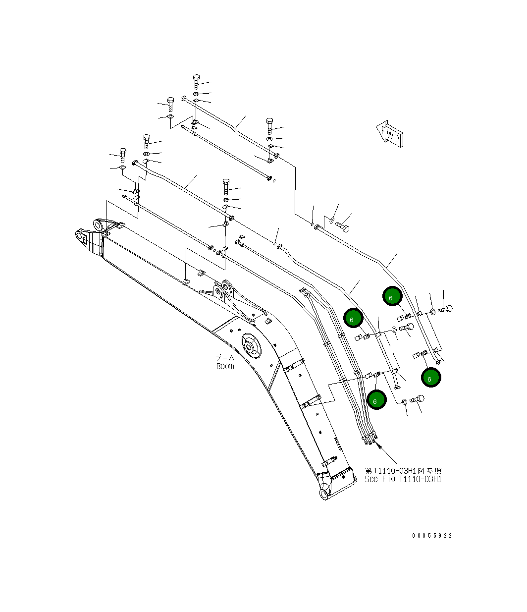 Кронштейн 203-973-5710 Komatsu