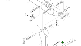 Палец 2123-1963C Komatsu