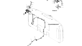 Кронштейн 2A5-06-12340 Komatsu