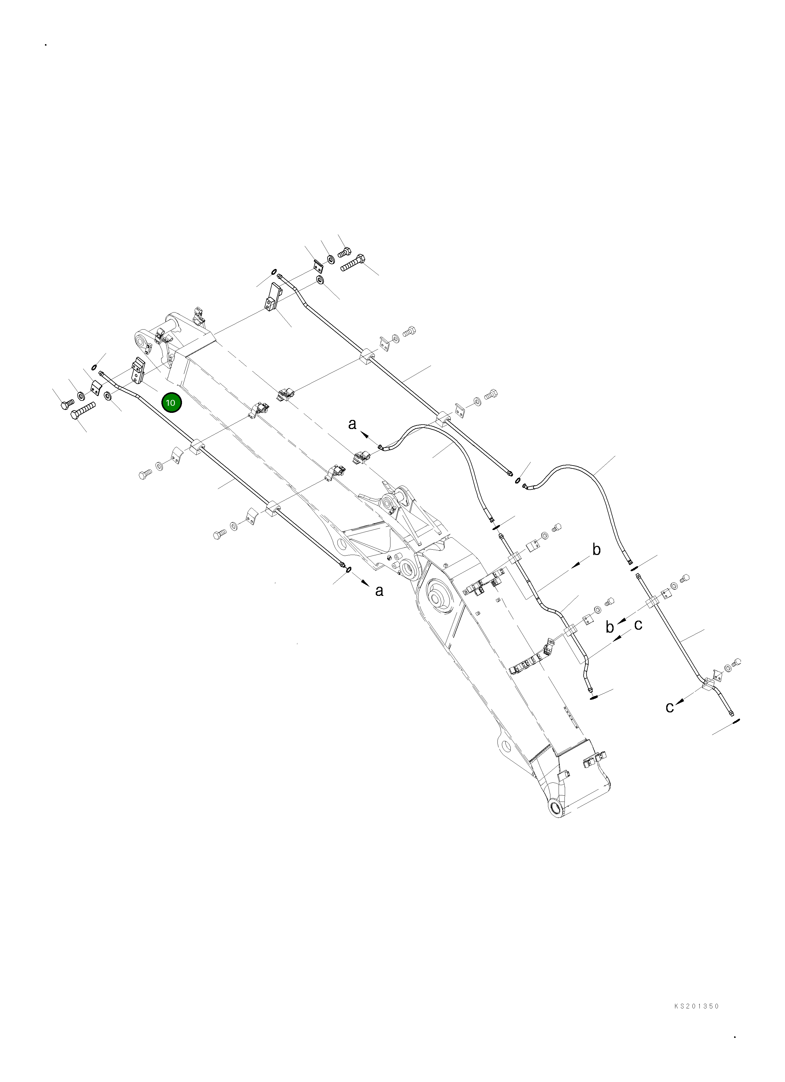 Кронштейн 206-62-K2781 Komatsu