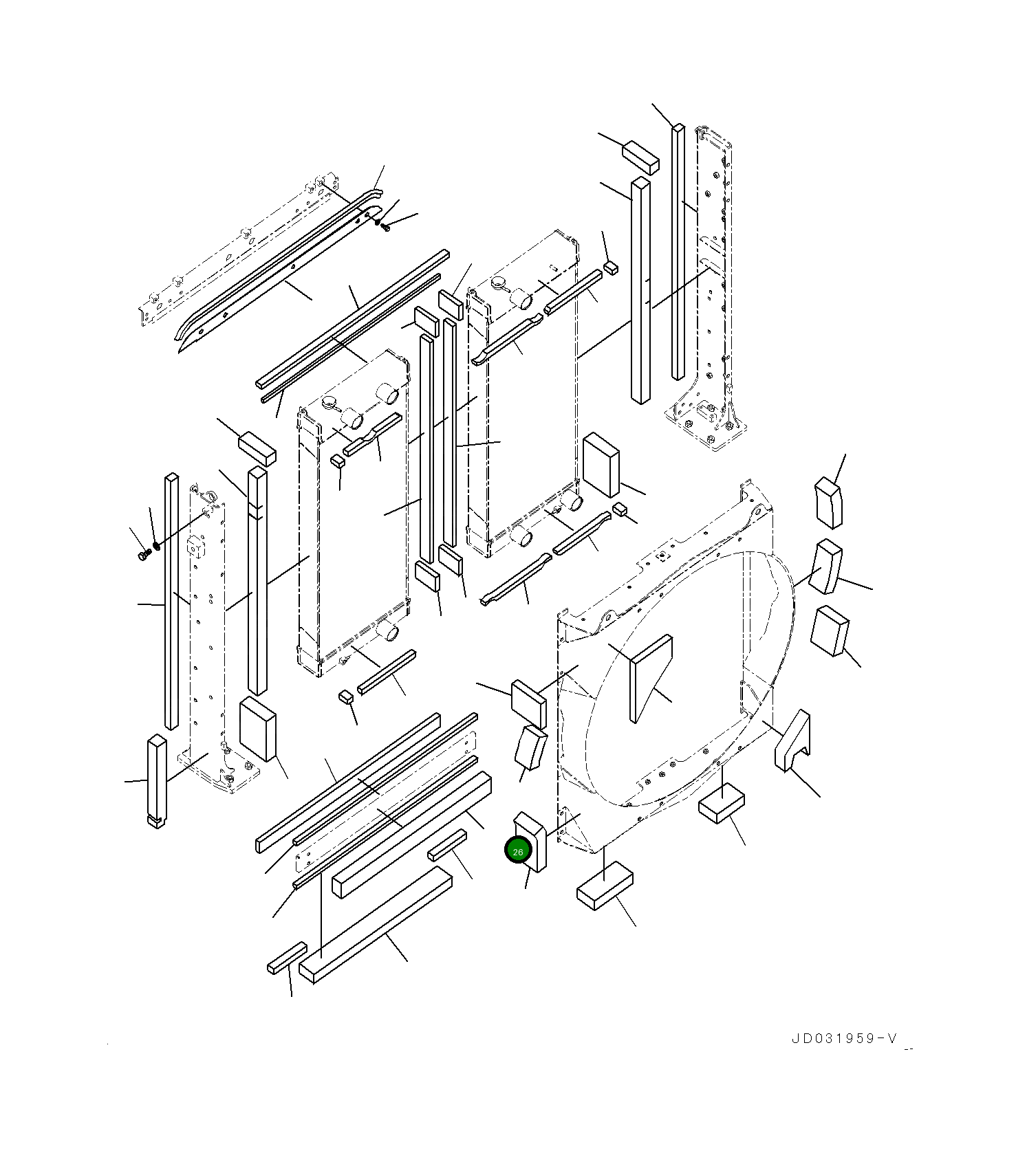 Лист 21M-03-22681 Komatsu