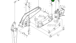 Палец 208-70-64511 Komatsu