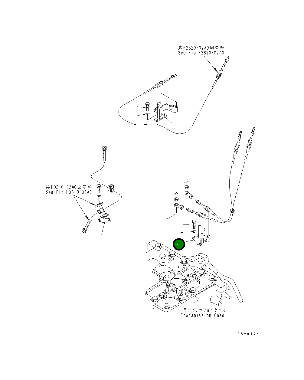Кронштейн 134-43-61131 Komatsu
