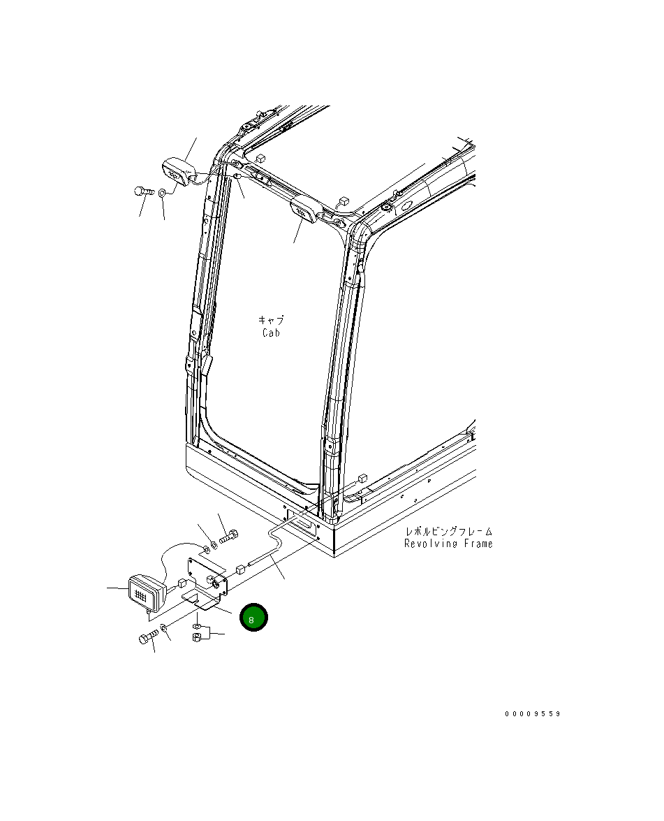 Кронштейн 209-06-73420 Komatsu