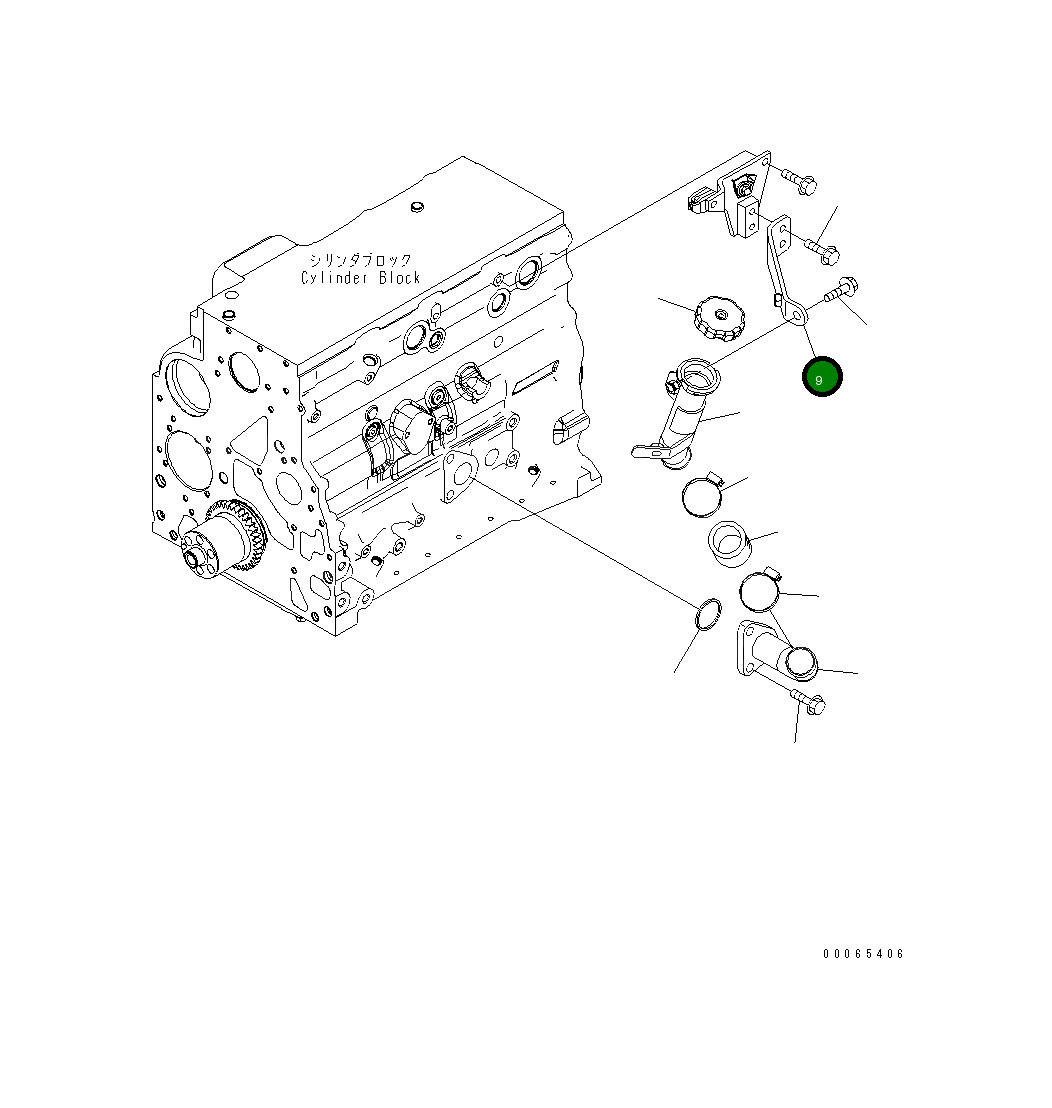 Кронштейн 6751-21-7150 Komatsu