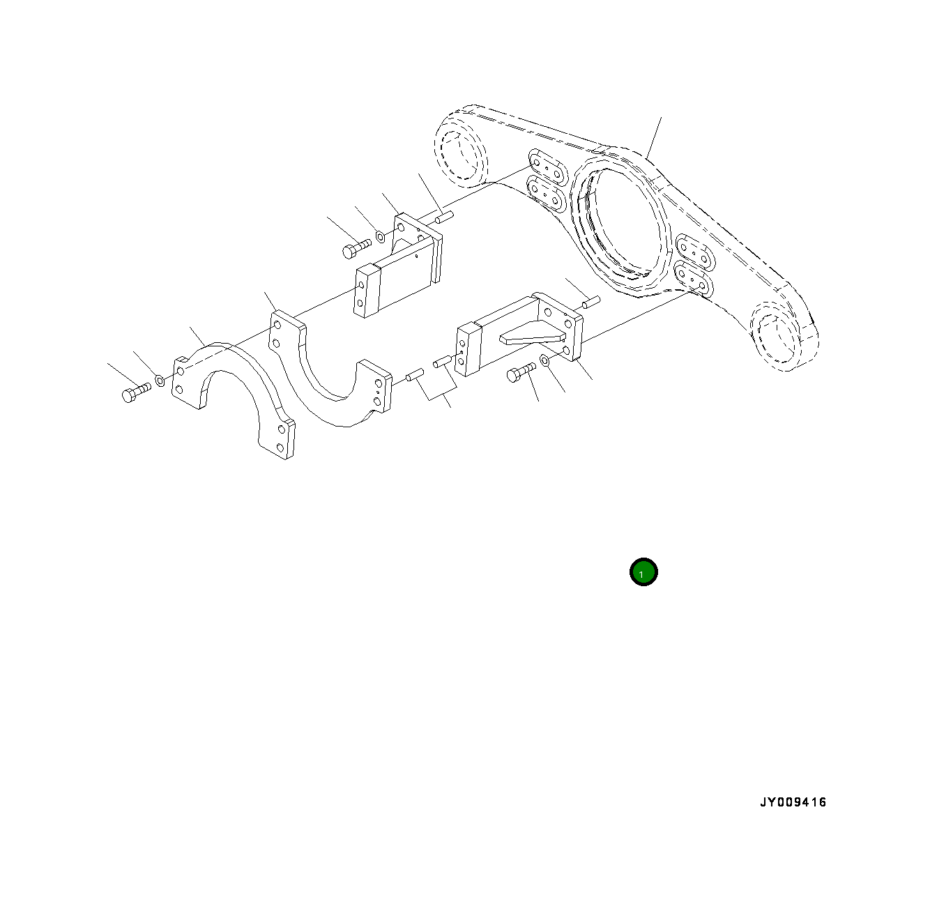 Кронштейн 561-89-82113 Komatsu