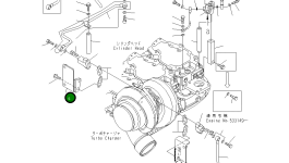 Кронштейн 6261-61-8230 Komatsu