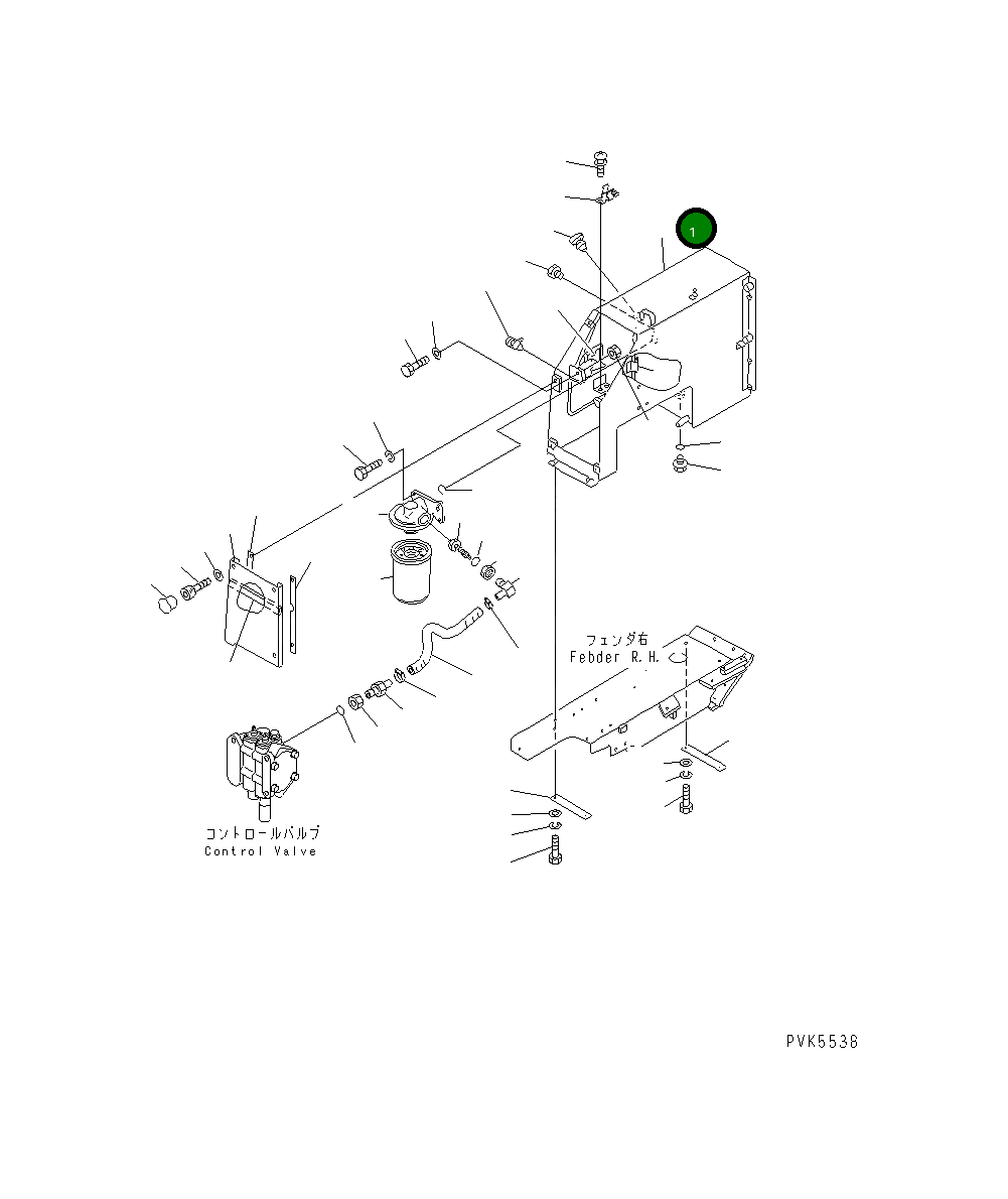 Корпус 104-54-44260 Komatsu