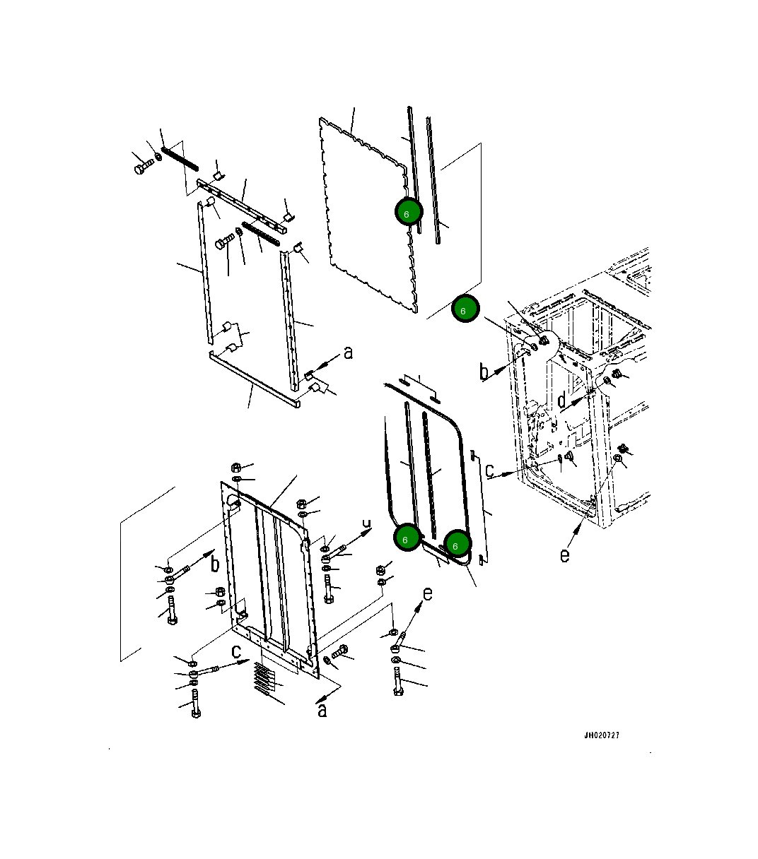 Отделка 4A2-53-12640 Komatsu