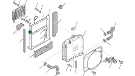 Масляный радиатор 3F0510050 Komatsu