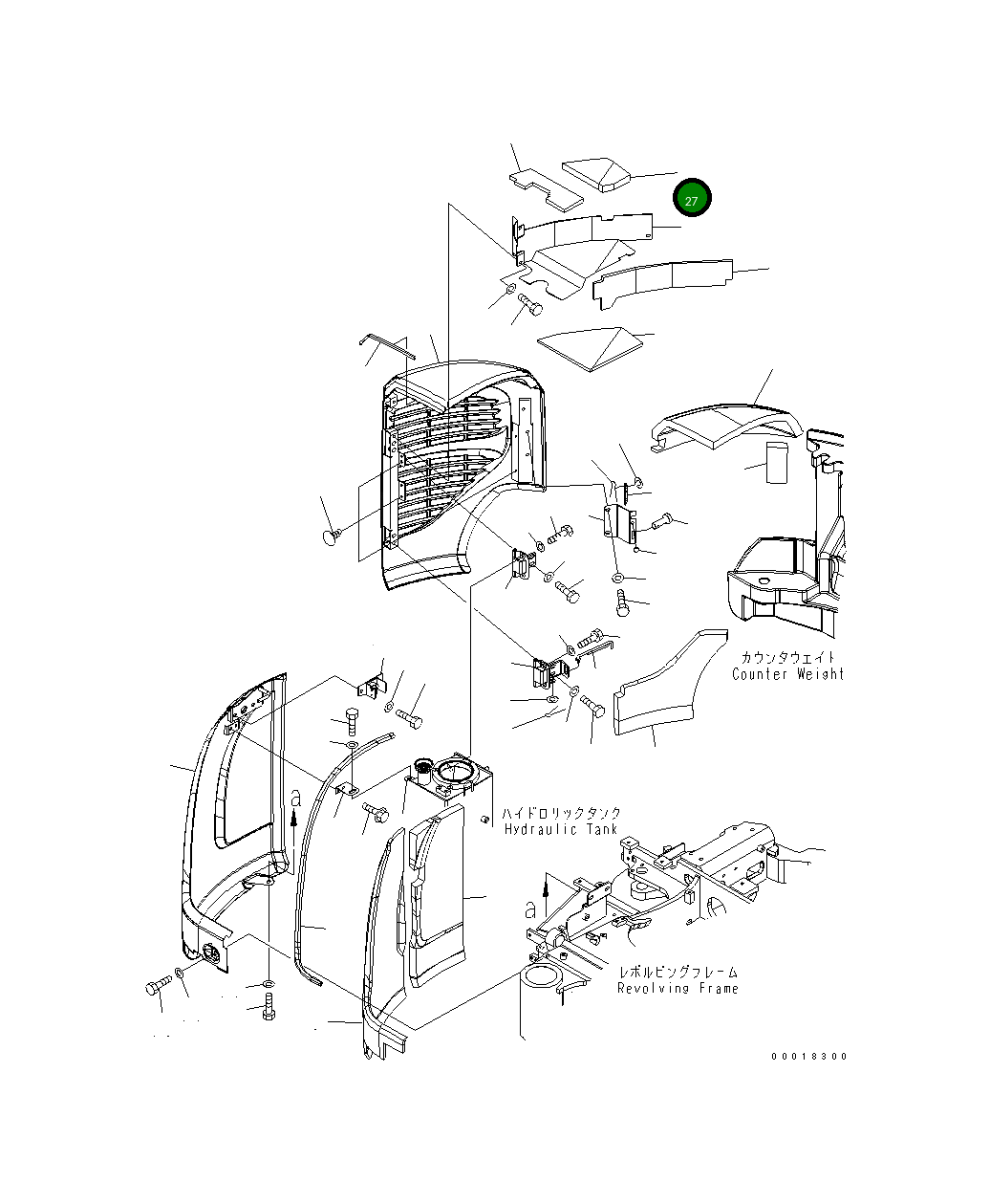 Лист 22L-54-23871 Komatsu