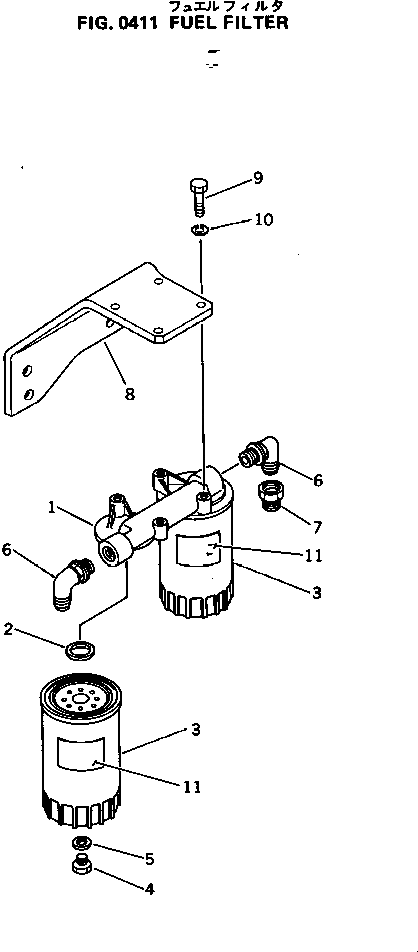 Кронштейн 6711-21-6530 Komatsu