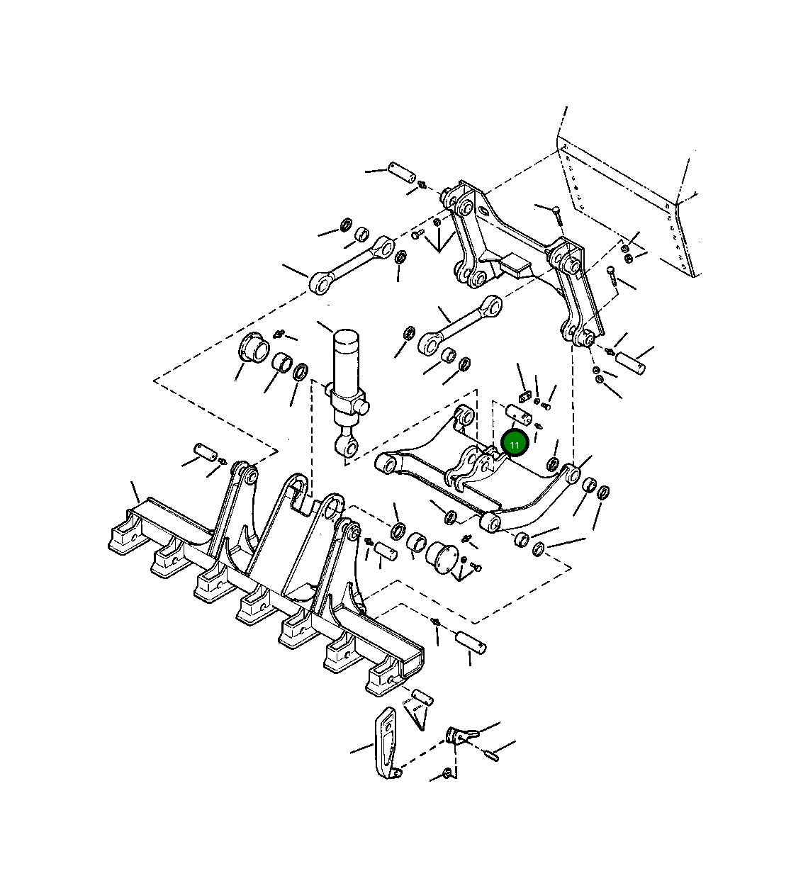 Палец 234-785-1670 Komatsu