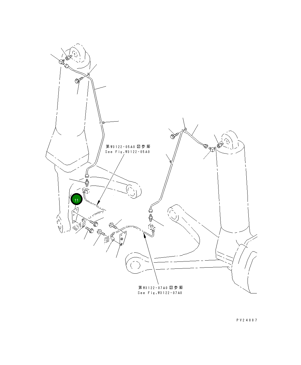 Кронштейн 567-95-71240 Komatsu