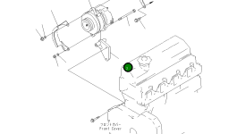 Кронштейн 6204-81-6510 Komatsu