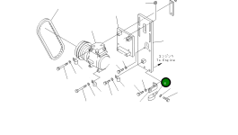 Клипса 232-60-61280 Komatsu