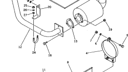 Лента M721045804320 Komatsu